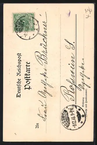 AK Gotha, Inneres der Augustinerkirche