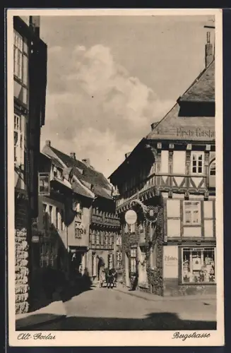 AK Bad Orb, Altstadt, Bergstrasse, Fachwerkhäuser