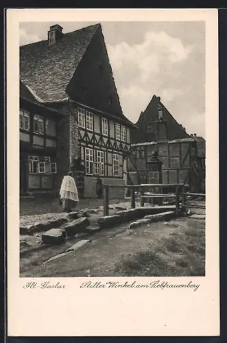 AK Goslar, Stiller Winkel am Liebfrauenberg