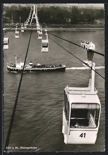 AK Köln a. Rh., Rheinseilbahn