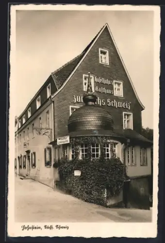 AK Hohnstein /Sächs. Schweiz, Gasthaus zur sächs. Schweiz