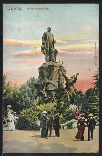AK Leipzig, Bismarckdenkmal