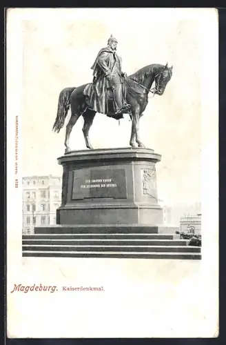 AK Magdeburg, Kaiserdenkmal