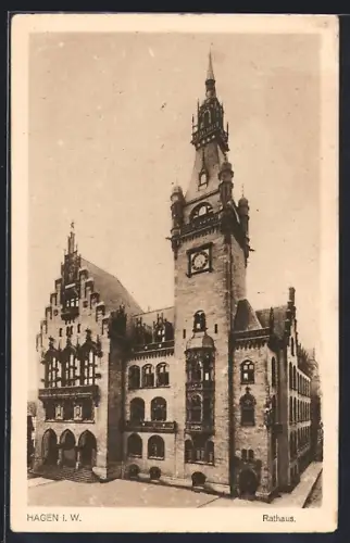 AK Hagen i. W., Rathaus