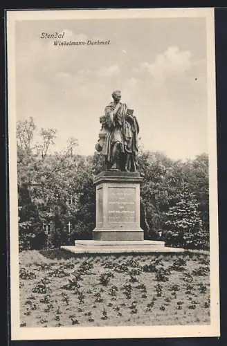 AK Stendal, Winkelmann-Denkmal