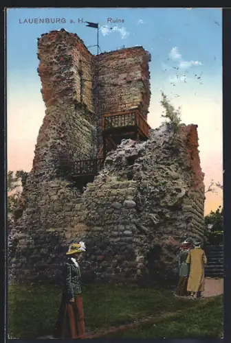 AK Lauenburg / Harz, Ruine