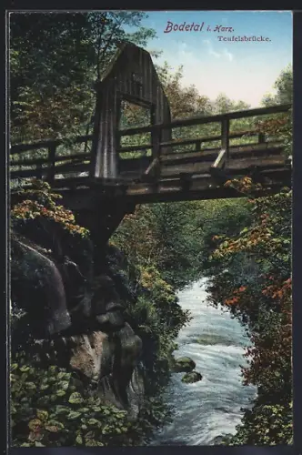 AK Bodetal i. Harz, Teufelsbrücke