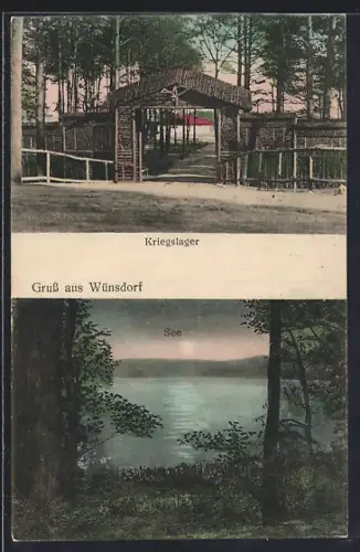 AK Wünsdorf, Kriegslager und See