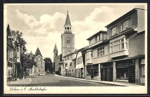AK Lohne i. O., Café in der Markstrasse