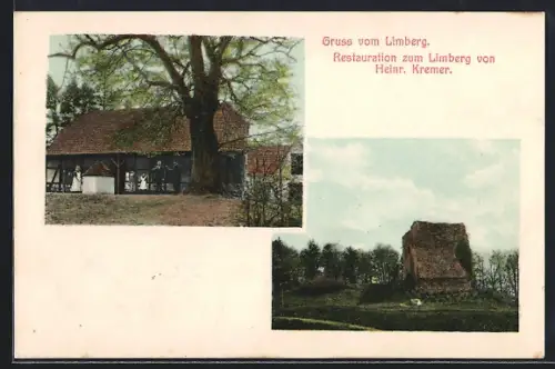AK Limberg / Pr. Oldendorf, Restauration zum Limberg, Ortspartie