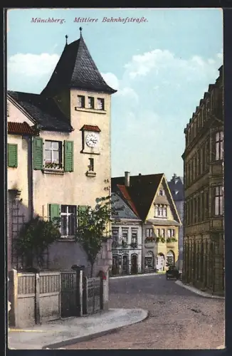 AK Münchberg, Mittlere Bahnhofstrasse
