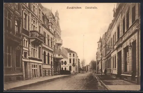 AK Euskirchen, Oststrasse mit Zigarrengeschäft