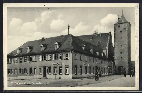 AK Hassfurt a. M., Hotel zur Post
