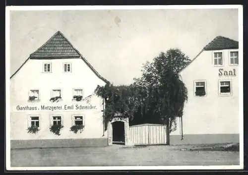 AK Kolitzheim, Gasthaus u. Metzgerei von Emil Schneider