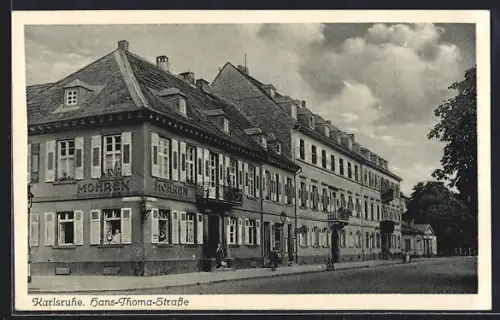 AK Karlsruhe, Partie in der Hans-Thoma-Strasse