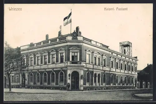 AK Wriezen, Kaiserliches Postamt