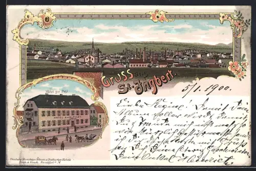 Lithographie St. Ingbert, Hotel zur Post