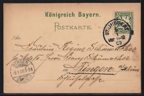 Lithographie St. Ingbert, Hotel zur Post