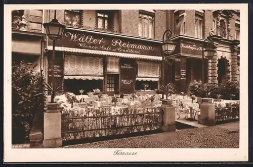 AK Berlin-Charlottenburg, Konditore-Cafe Walter Reimann, Kurfürstendamm 35
