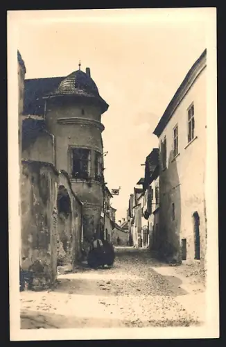 AK Dürnstein in der Wachau, Strassenpartie im Ort
