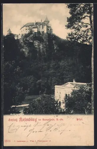AK Rosenburg im Kampthale, Schloss und Hotel