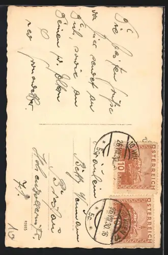 AK Wien, Graben, Denkmal und Hutsalon