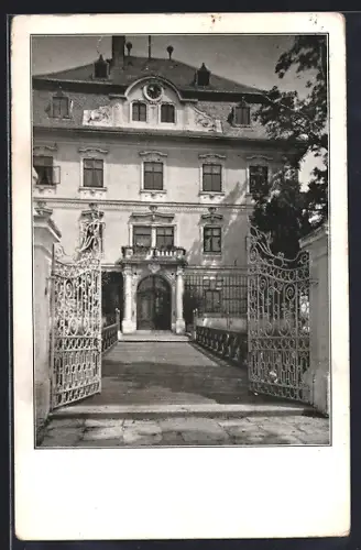 AK Mistelbach / Wels, Haushaltungsschule, Schlossansicht