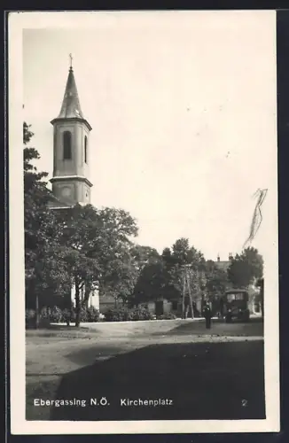 AK Ebergassing, Kirchenplatz