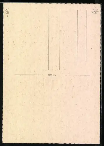 AK Bundeswehr, Soldat schreibt Liebesbrief