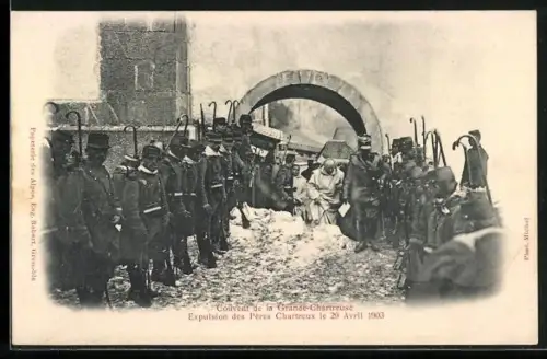 AK St-Pierre-de-Chartreuse, Staatliche Schliessung des Klosters