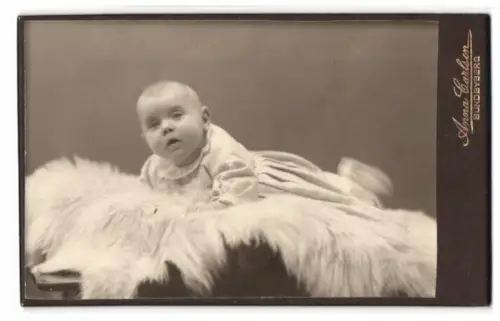 Fotografie Anna Carlson, Sundyberg, Kerstin auf einem Fell