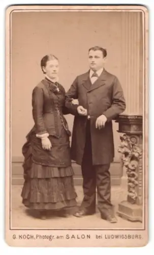 Fotografie G. Koch, Ludwigsburg, Paarporträt