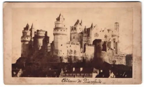 Fotografie Duponcest, Ansicht Pierrefonds, Chateau de Pierrefonds, Schloss