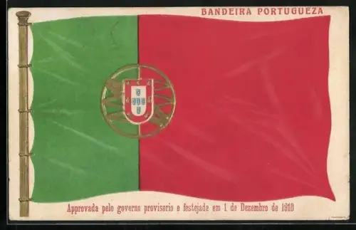Künstler-AK Bandeira Portugueza