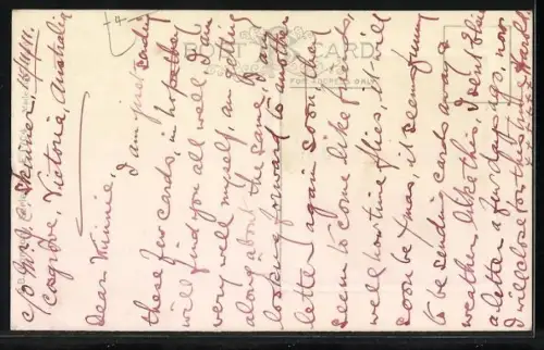 Künstler-AK Coat of Arms of Australia