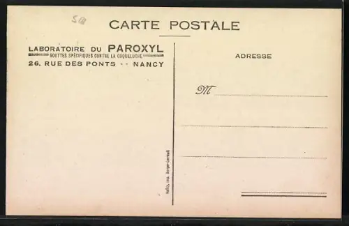AK Nancy, Laboratoire du Paroxyl, 26 Rue des Ponts, Nancy