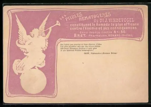 Präge-AK Le Pilules Hametogénes du Dr. J. Vindevogel