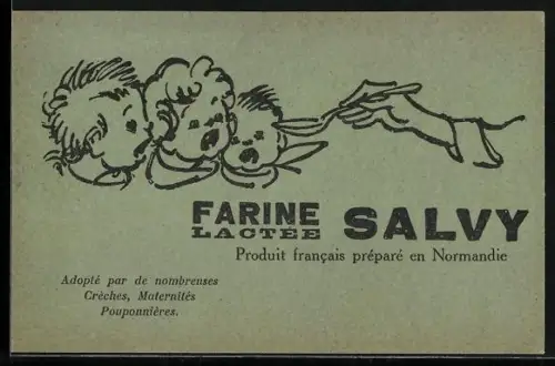 AK Paris, Farine Lactée Salvy, Laboratoires Monal & Cie, 20 Rue de Vienne, Paris