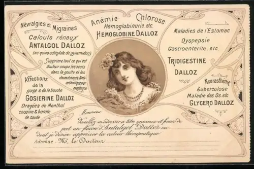 AK Paris, Antalgol Dalloz, Monsieur Dalloz, Pharmacien de 1ere Classe