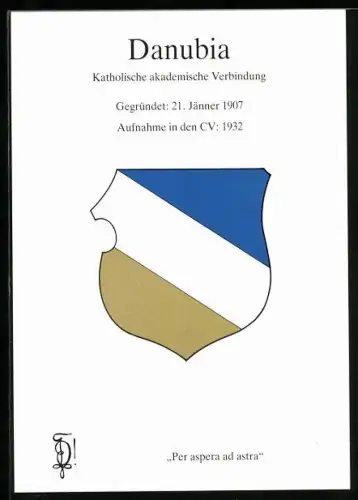 AK Wien, Studentenwappen der Katholischen akademischen Verbindung Danubia