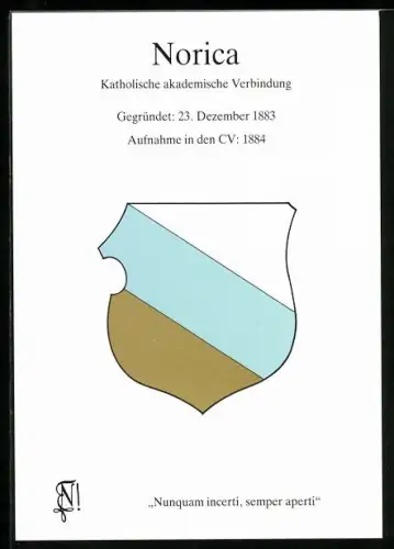 AK Wien, Studentenwappen der Katholischen akademischen Verbindung Norica