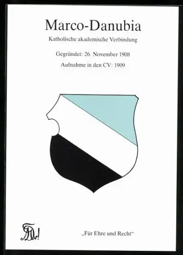 AK Wien, Studentenwappen der Katholischen akademischen Verbindung Marco-Danubia