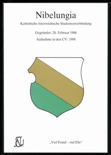 AK Wien, Studentenwappen der Katholischen österreichischen Studentenverbindung Nibelungia