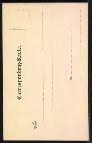 Foto-AK Portrait eines ehemaligen Studenten mit Mütze