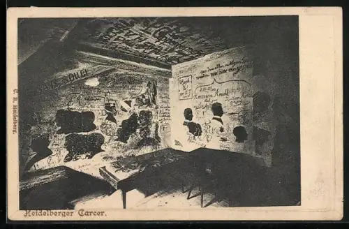 AK Heidelberg, Universitäts-Carcer, Innenansicht