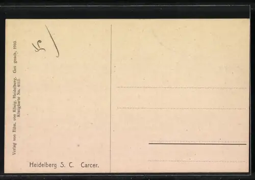 AK Heidelberg, Carcer, Innenansicht