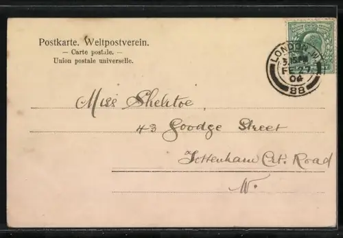 AK Drei ältere Studenten mit junger Dame, Alt-Heidelberg