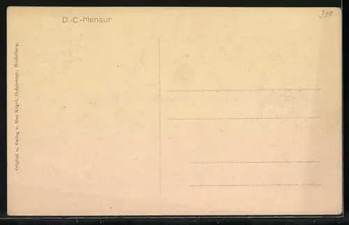 AK D.-C.-Mensur, studentische Szene