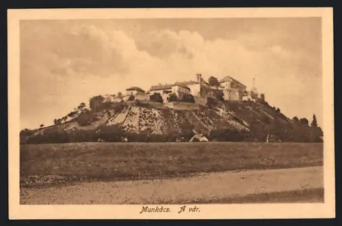 AK Munkacs, Var, Blick zu Burg
