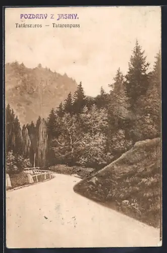AK Pozdrav z Jasiny, Tatárszoros